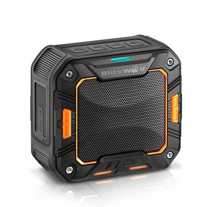 BlitzWolf Portable Bluetooth Speakers, 5W 2000mAh IP65 Water-resistant Hands Free Wireless MP3 Music Player for... N9