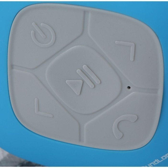 SoundLogic AWS-12/2970L Bluetooth Shower Speaker with FM Radio and Carabiner (Blue) N2
