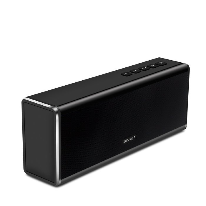 Junjiada Bluetooth Speakers Stereo 20W Speaker (Dual 10W Drivers, Dual Passive Subwoofer, Strong Bass, Aluminum-Alloy... N2