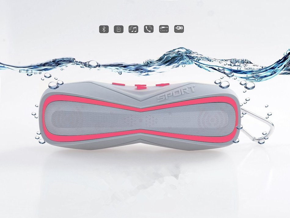 Bluetooth Speakers, Net_Cafe Portable Waterproof Bluetooth Wireless Speakers - Sandproof & Shockproof, IP67 Water... N7