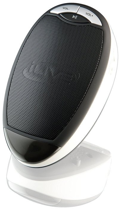 iLive Portable Wireless Bluetooth Speaker and Charger with Nightlight - Retail Packaging - Black