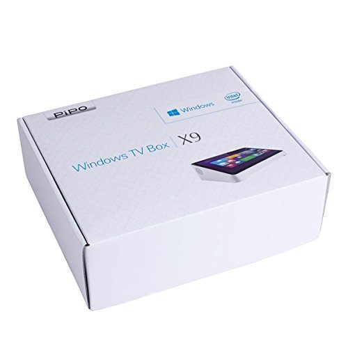 PIPO X9 Mini Pc Dual OS TV BOX Windows 10 & Android 4.4 Intel Z3736F Quad Core 2GB / 32GB Tv Box 8.9 Inch Screen... N6