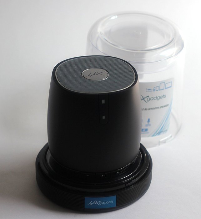 LAX Gadgets GRV/B Groove Bluetooth Speakers - Retail Packaging - Black