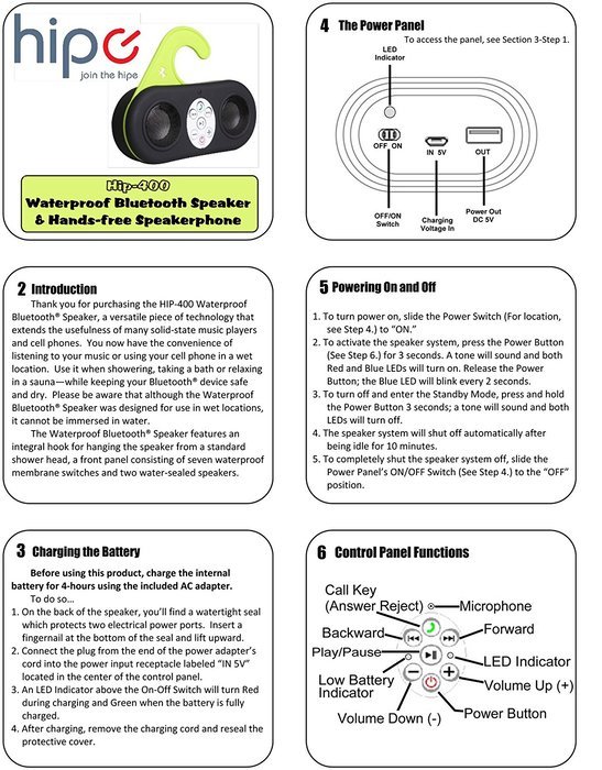 Ivation IVA-400 Waterproof Wireless Bluetooth Shower Speaker and Handsfree speakerphone for All Bluetooth Devices... N4