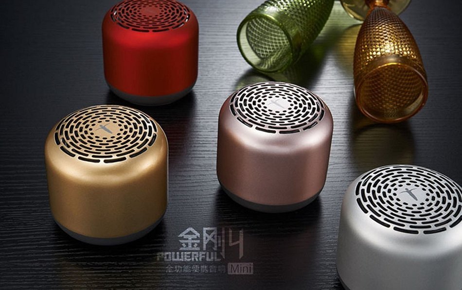 Hcman Abramtek King Kong Mini4 Portable Bluetooth Subwoofer Speakers for Phone/tablet/pc/mp3/4 Player and Iphone... N6