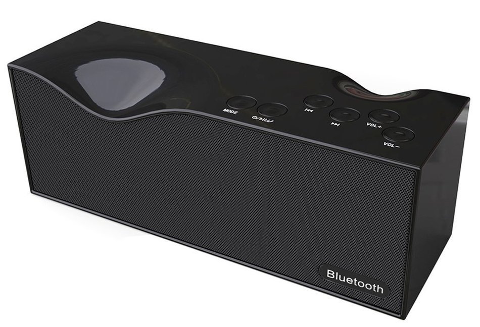 Bicyclestore Portable Bluetooth V2.1 + EDR Stereo Speaker With Hidden LED Display Wireless Stereo Music Player...