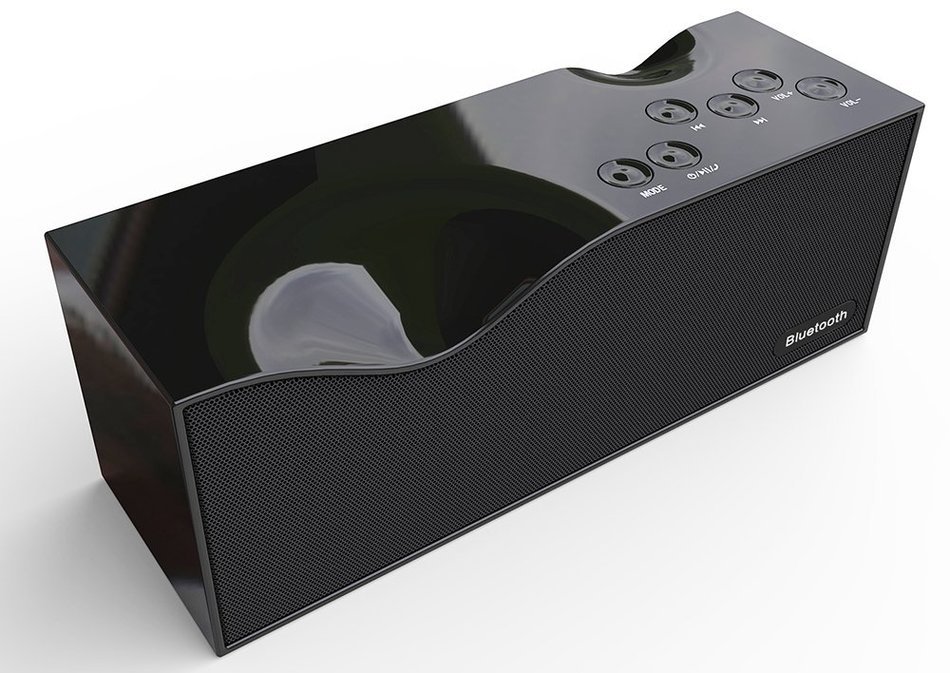 Bicyclestore Portable Bluetooth V2.1 + EDR Stereo Speaker With Hidden LED Display Wireless Stereo Music Player... N6