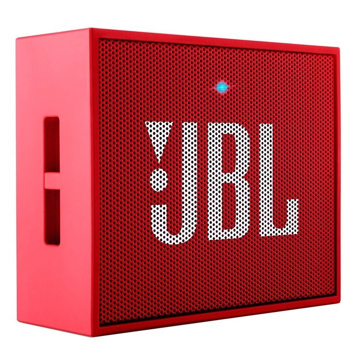 JBL GO Portable Wireless Bluetooth Speaker W/ A Built-In Strap-Hook (RED)