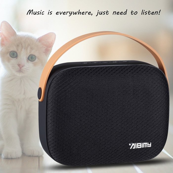 Kivors Portable Hanbag Bluetooth Wireless Speaker, 49-Foot Bluetooth Range & Built-in Mic, Compatible with iPhone... N2