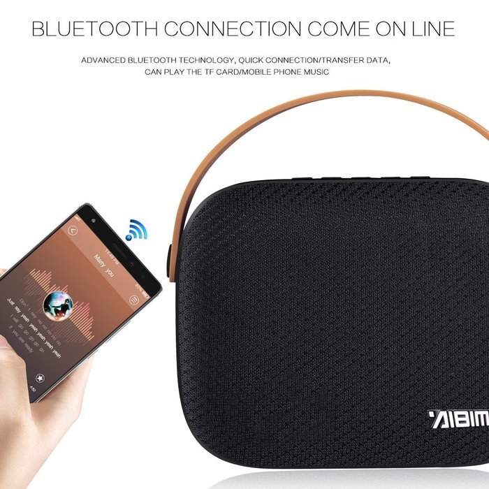 Kivors Portable Hanbag Bluetooth Wireless Speaker, 49-Foot Bluetooth Range & Built-in Mic, Compatible with iPhone... N3