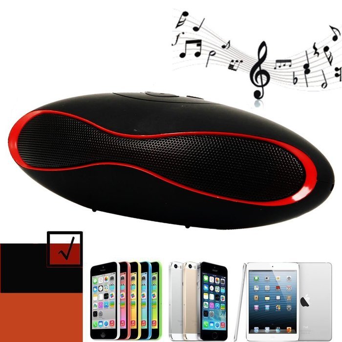 Leadzm Bluetooth Speaker, Olive Wireless Bluetooth Speaker Built-in Microphone - Support TF Card, FM, USB Flash... N9