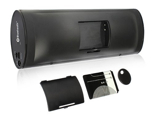 May-Day 258B Stereo Bluetooth Speaker Black,Support cell phone call or receive via built-in microphone,Allows... N5