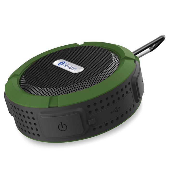 Patuoxun Bluetooth A2DP ISSC V3.0 Wireless Sport Stereo Handsfree Speaker (Green)