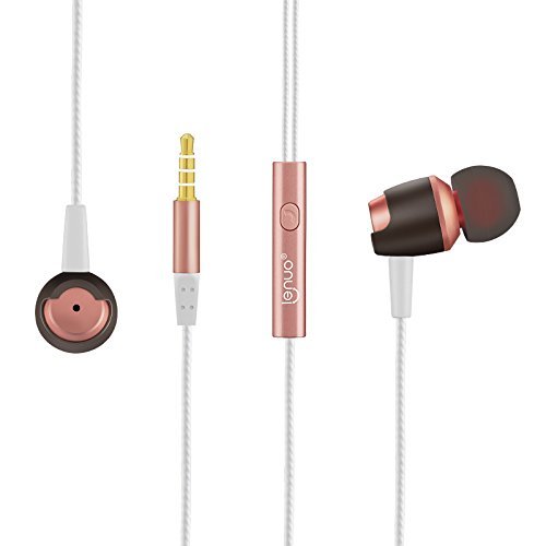 Lenuo EL-53 Bass Stereo Earphone In-ear Headphone With Mic For iPhone Samsung HUAWEI HTC Color Purple
