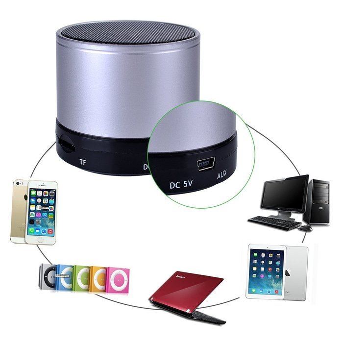 Foktech Wireless Stereo Portable Bluetooth Speaker with Handsfree Speakerphone,Built-in Mic,Built-in TF card slot... N3