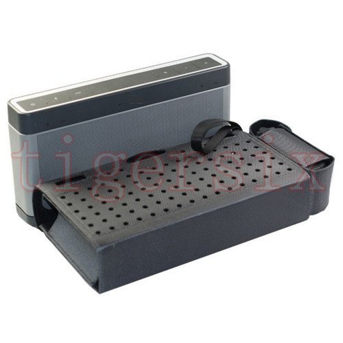 Portable Travel Case Bag Pouch Box+Small Bag for Bose Soundlink III 3 Bluetooth Speaker Color Black