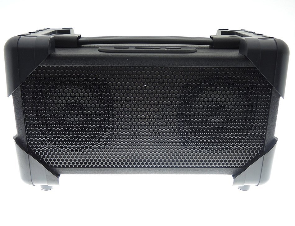 Vivitar V143BT-BLK Bluetooth Retro Boom Box Speaker, Black N7