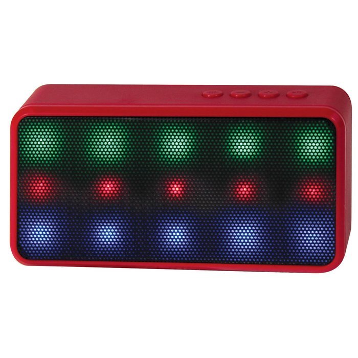 PCT Brands Lyrix Prysm Portable Bluetooth Wireless Speaker with 15 LED Lights and Built-in Microphone Support... N3