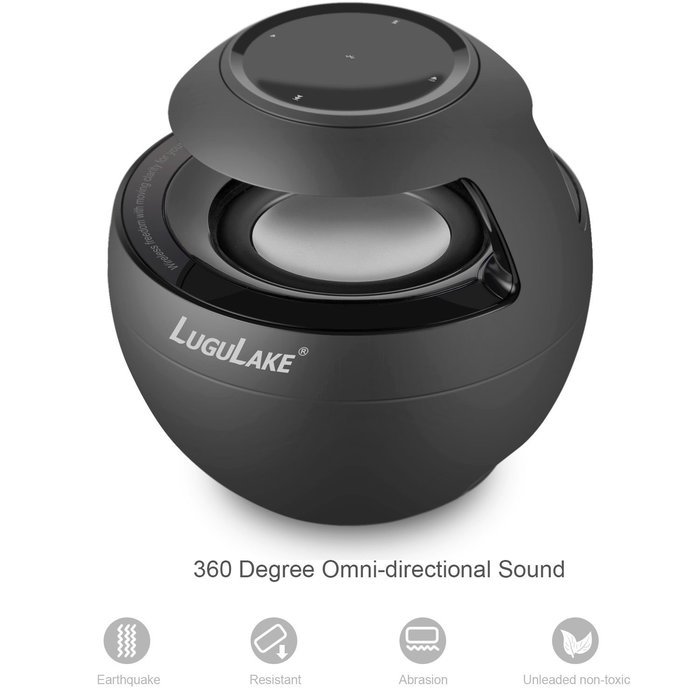 LuguLake Swan Wireless Portable Bluetooth Speaker With NFC Compatibility, 360 Degree Sound Field And Build In... N2