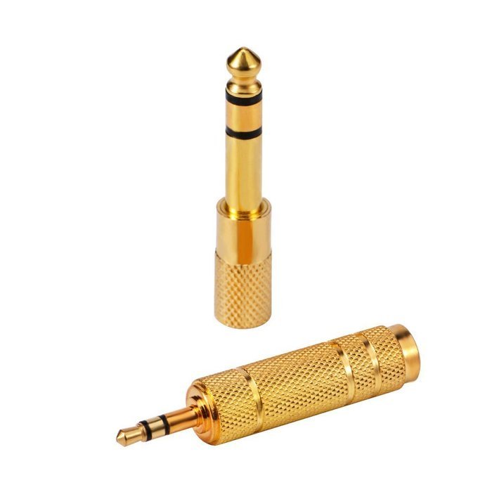 eBoot 2 Pack Headphone Adapter 6.35 mm (1/ 4 Inch) Male to 3.5 mm Female Stereo Adapter Plus 3.5 mm Stereo Male...
