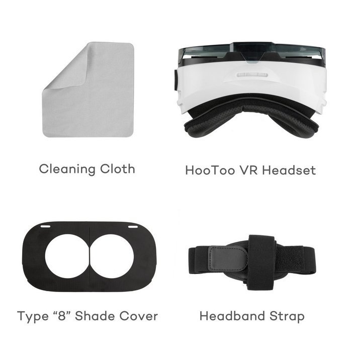 HooToo 3D VR Headset with Magnetic Trigger N8