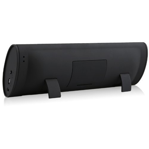 ECO Sound Engineering ECO-V800-12376 Bluetooth Stereo Speaker with Mic - Retail Packaging - Black N4