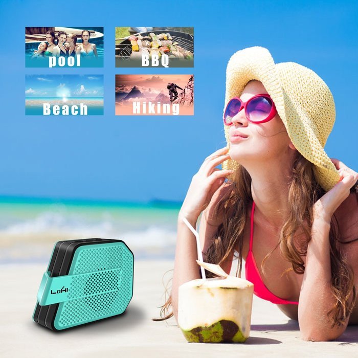 Bluetooth Speakers, LoHi 4.0 Wireless Speaker, Portable Sport Speaker with Mic and HD Stereo for iPhone, iPad,... N21