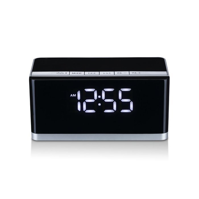 Alarm Clock Bluetooth Speaker FM Radio AKOUSTIQ Portable Wireless Speaker for iPhone Samsung, Enhanced Bass Stereo... N2