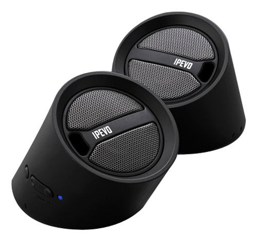 IPEVO CSSB-02IP Tubular Wireless Speakers (Black)