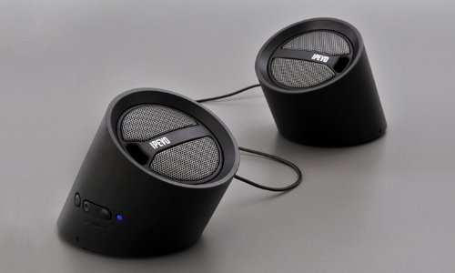 IPEVO CSSB-02IP Tubular Wireless Speakers (Black) N2