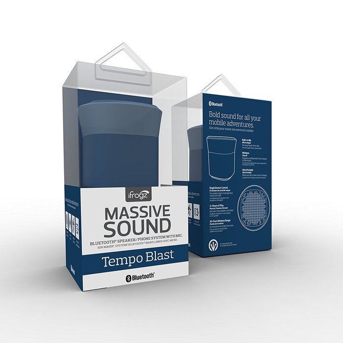 iFrogz Audio TempoBlast Wireless Bluetooth Speaker - Purple N2
