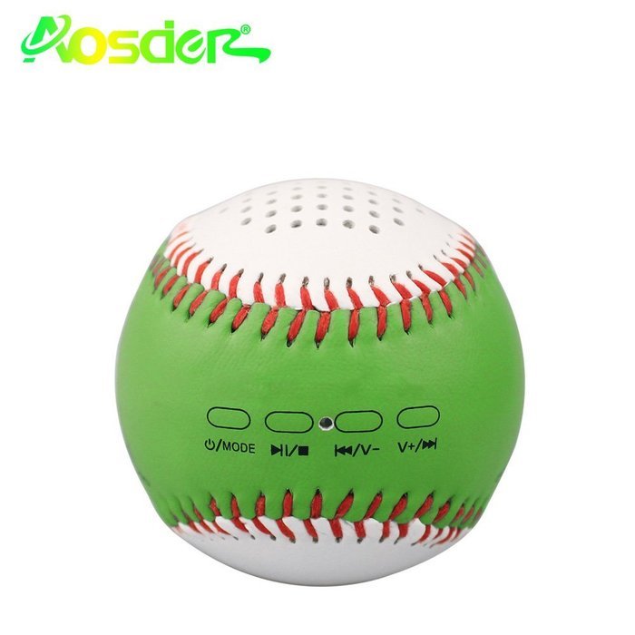 Andoer Spherical Mini Bluetooth Speaker Wireless Stereo Sound Box Baseball Orange N5