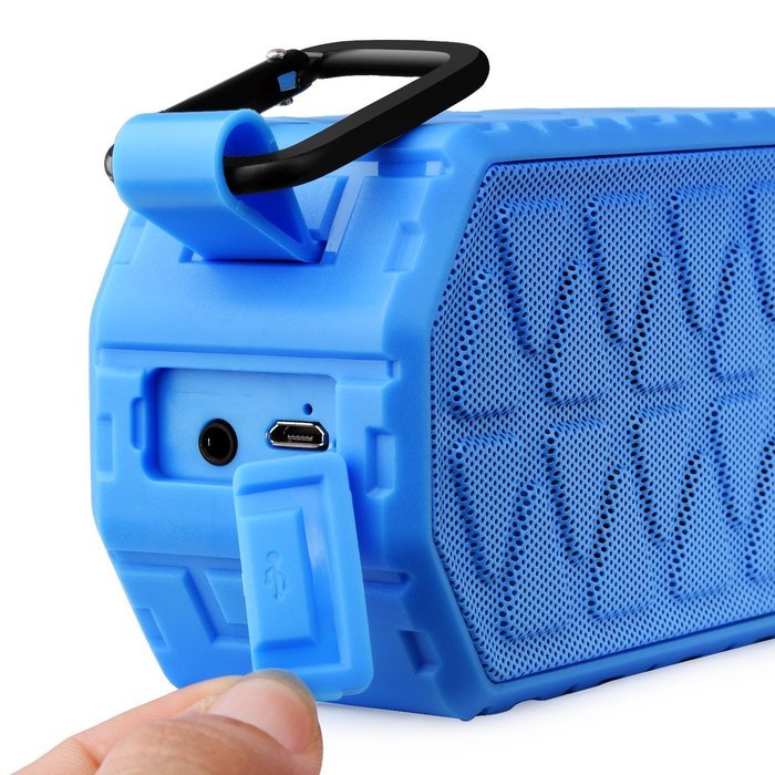 Plater Waterproof X8 Bluetooth Speaker Wireless Portable Stereo Speaker, 6W Dual-Driver, Enhanced Sound and Bass... N8