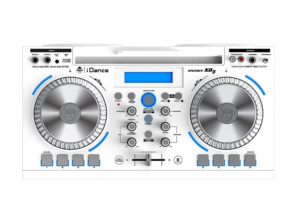 iDance XD-3 Boom Box (White)