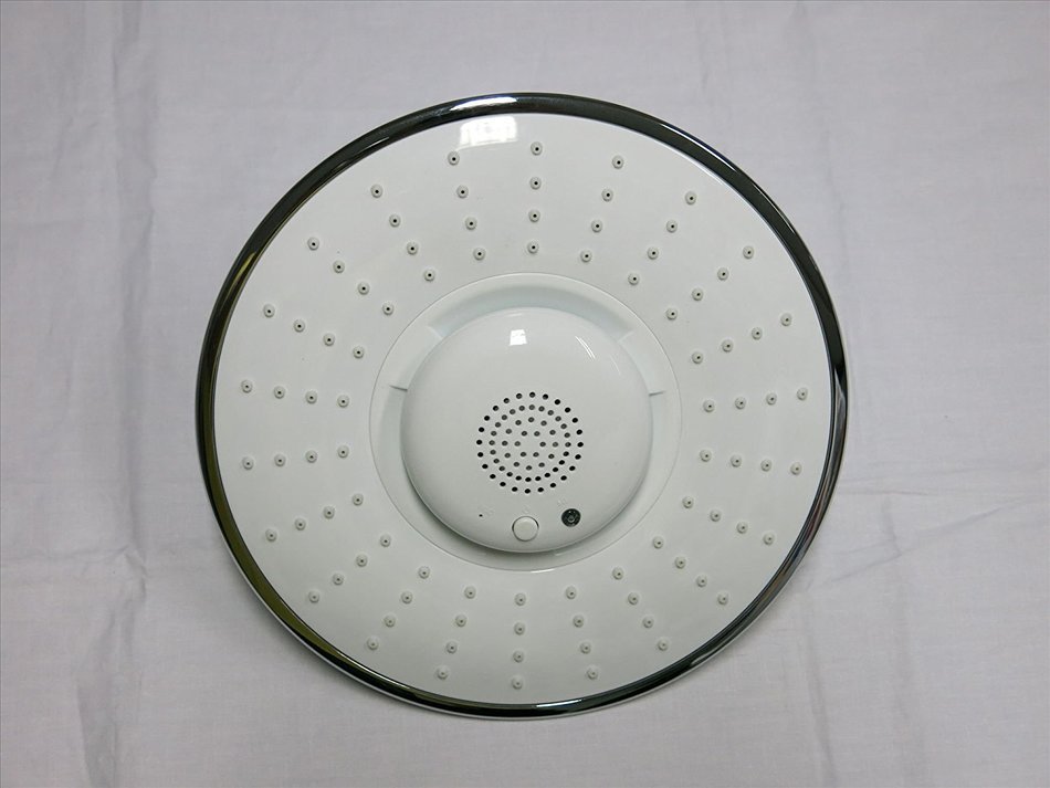 Bluetooth Wireless Music and Phone Shower Head Speaker (White)