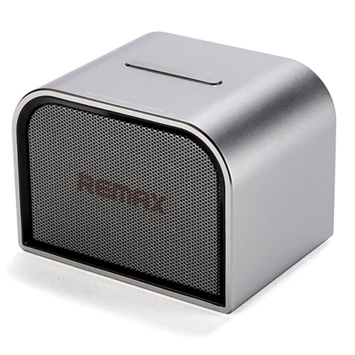Remax RB-M8 Mini Wireless Bluetooth Speaker Portable Audio Player Music Sound Box Bluetooth V4.0 Metal Body Silver... N2