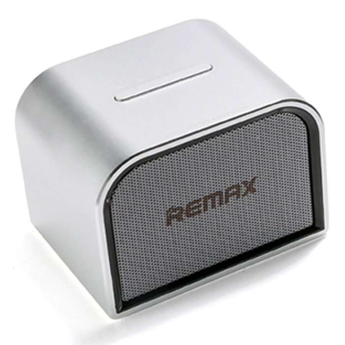 Remax RB-M8 Mini Wireless Bluetooth Speaker Portable Audio Player Music Sound Box Bluetooth V4.0 Metal Body Silver... N3