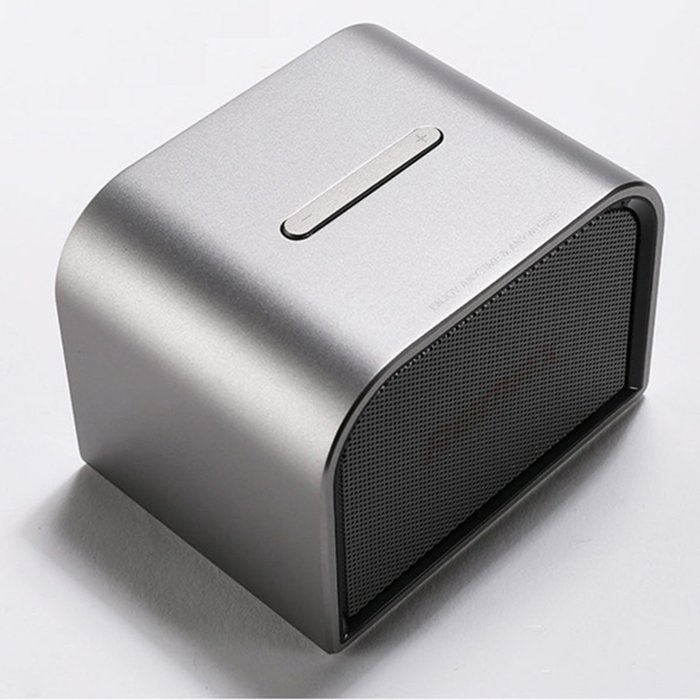 Remax RB-M8 Mini Wireless Bluetooth Speaker Portable Audio Player Music Sound Box Bluetooth V4.0 Metal Body Silver... N4