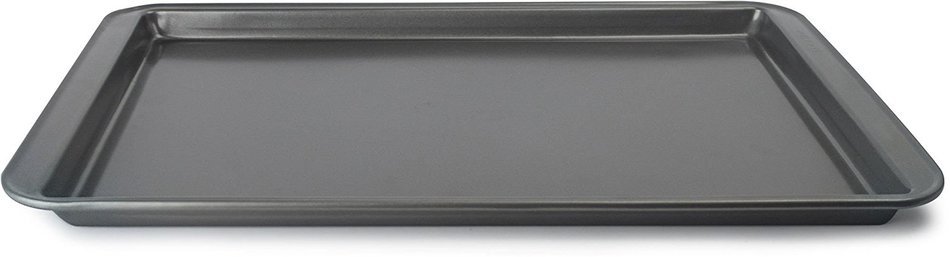 Ecolution EIGY-7038 Heavy-Duty Carbon Steel Bake Ins Cookie Sheet, 15 1/4" x 10 1/4", Gray