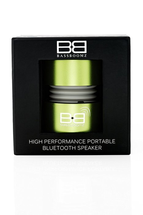 Bassboomz High Performance Portable Bluetooth Speaker Green N2