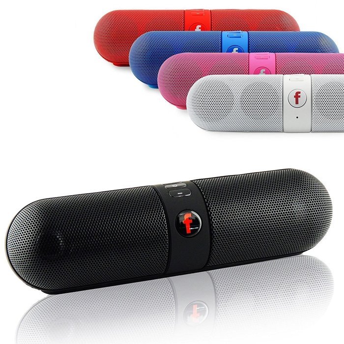 SainSonic Portable Shockproof Bluetooth Wireless FM Stereo Speaker For SmartPhone Tablet (Black)