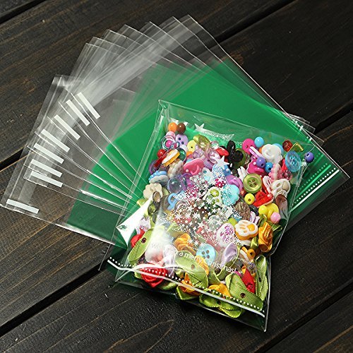 "10pcs Christmas Tree Clear Cellophane Cookie Wedding Candy Party Bags" shopping N3