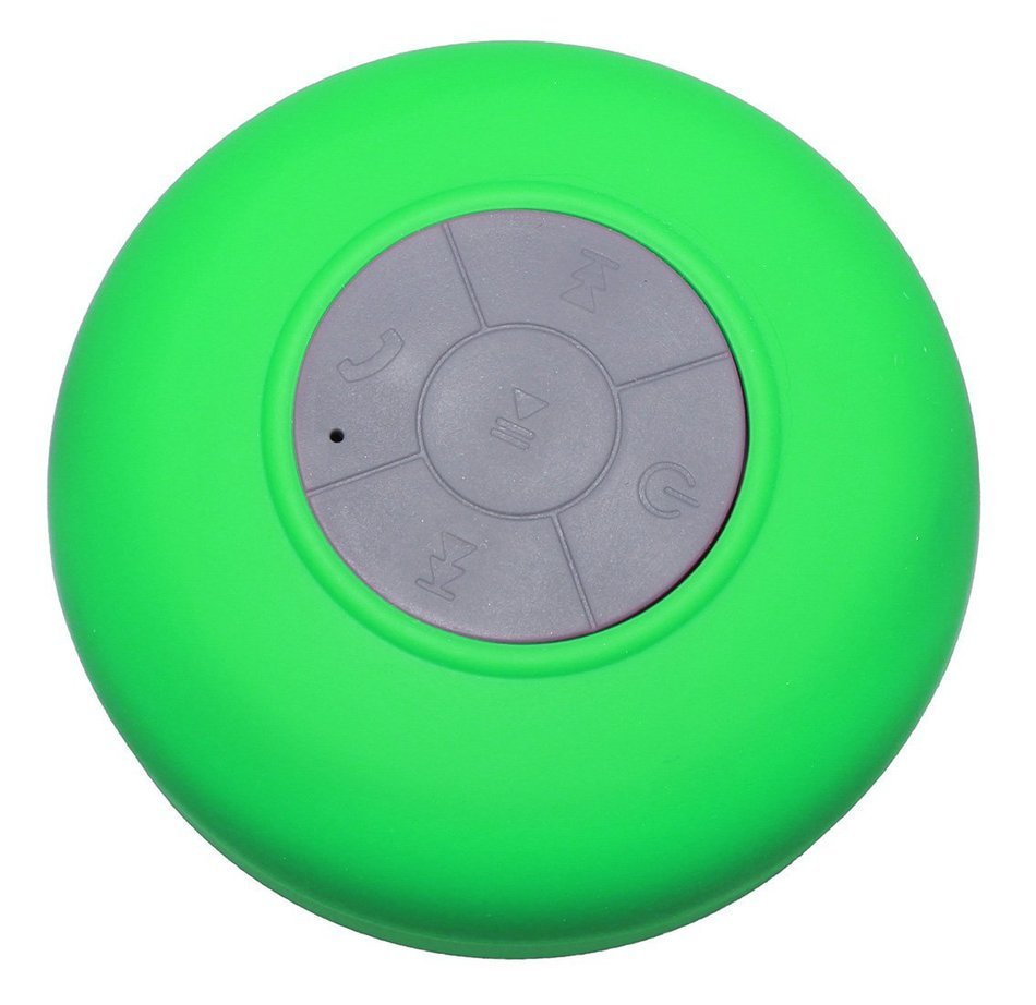 LotFancy Water Resistant Portable Rechargeable Bluetooth Speaker for Shower Bathroom -Crisp Sound, Build-in Mic... N2