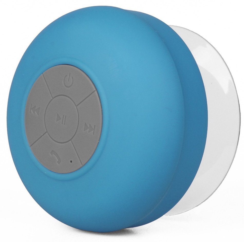 LotFancy Water Resistant Portable Rechargeable Bluetooth Speaker for Shower Bathroom -Crisp Sound, Build-in Mic... N4