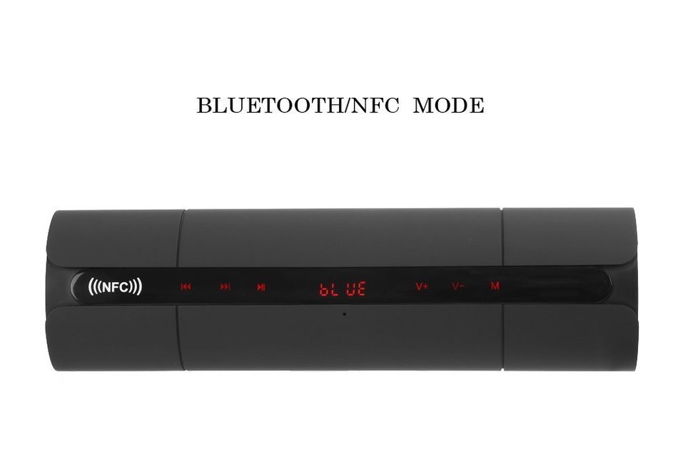 Wireless Bluetooth Speaker - NFC, 3D Sound Technology, Built-in Mic, 4 Hours Play Time, FM Radio Function, 32GB... N2