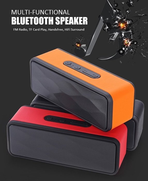 Portable Super Bass Stereo Speaker With TF Card Slot N5