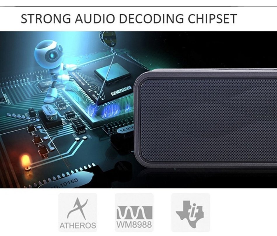 Portable Super Bass Stereo Speaker With TF Card Slot N7