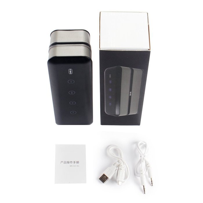 Wireless Bluetooth Speaker, Portable Handsfree Speakerphone Built-in Mic Subwoofer Bass for iPhone 6 iPad Air... N13