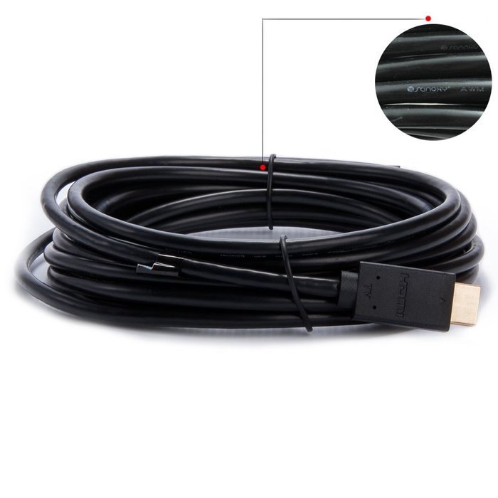 HDMI TO HDMI CABLE - AUDIO/VIDEO Digital 15 feet for HDTV, Cable Box, DVD, PS3 N6