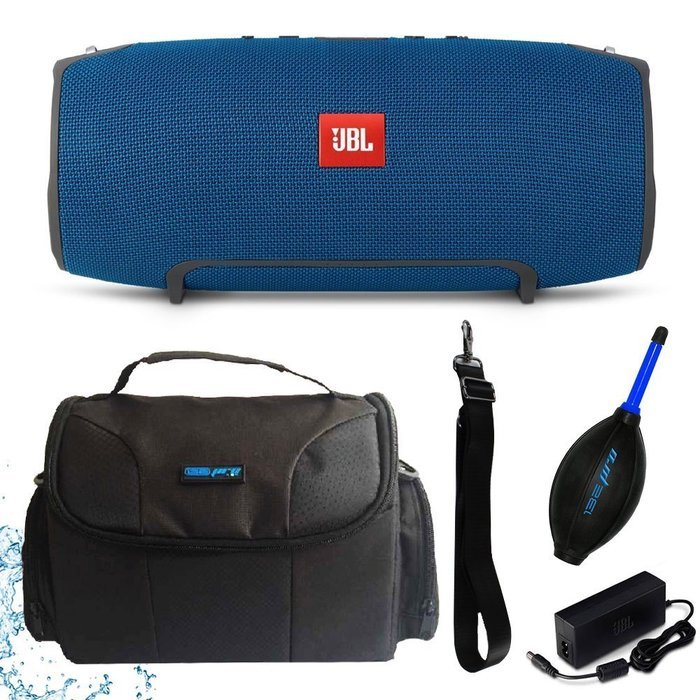 JBL Xtreme Portable Wireless Bluetooth Speaker (Red) + I3ePro Water Resistant Carry Case + I3ePro Dust Blower N2